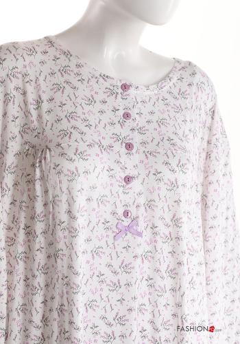 Pack de 15 piezas Camisón de Algodón Estampado Floral con botones - ph 5
