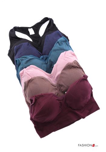 Ensemble de 24 pièces Soutien-gorge à coupe pleine sportif rembourré - ph 1