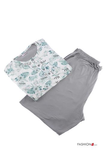 Set 15 pezzi Pigiama completo in Cotone Fantasia floreale - ph 9
