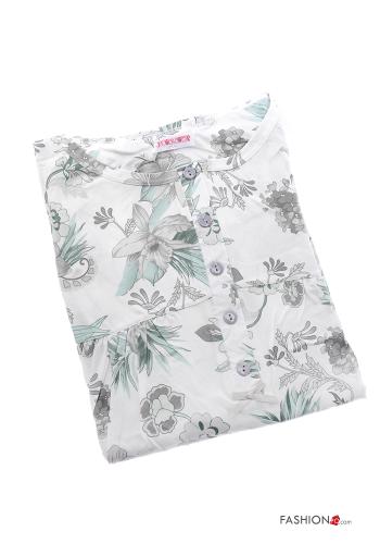Ensemble de 15 pièces Chemise de nuit en Coton à Imprimé Floral - ph 7