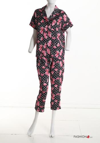 Blumenmuster Voller Pyjama - ph 8