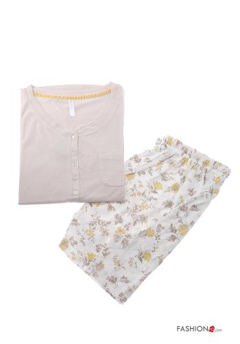 Pack de 12 peças Pijama em Algodão Floral - ph 9