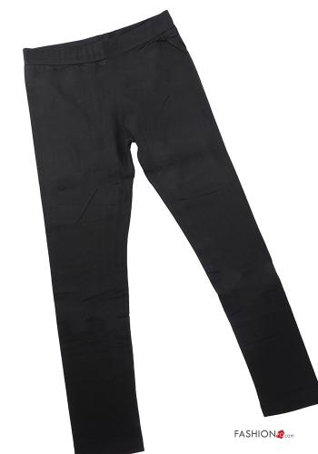 Leggings in Cotone con elastico
