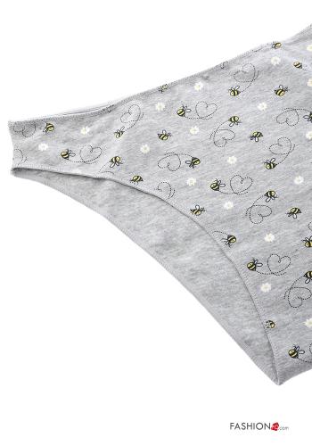 Slip en Coton imprimé - ph 4