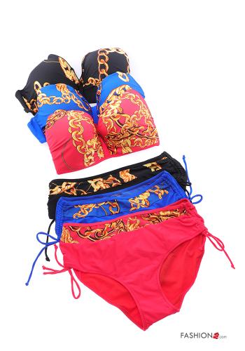 Bikini ecopelle regolabile Fantasia stampata - ph 1