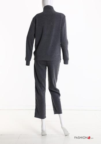 Tuta sportiva in Cotone con zip con elastico - ph 4