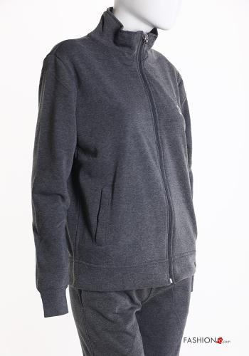 Tuta sportiva in Cotone con zip con elastico - ph 5