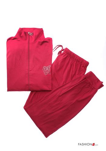 Tuta sportiva in Cotone con zip con elastico - ph 1