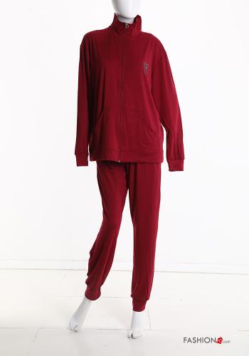 Tuta sportiva in Cotone con zip con elastico - ph 2
