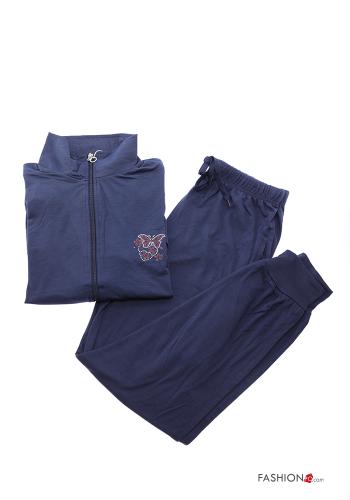 Tuta sportiva in Cotone con zip con elastico - ph 11