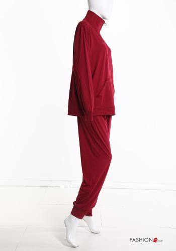 Tuta sportiva in Cotone con zip con elastico - ph 3