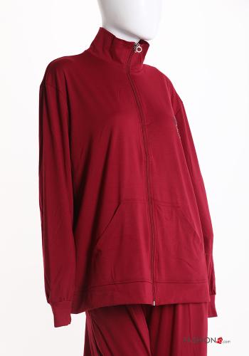 Tuta sportiva in Cotone con zip con elastico - ph 6