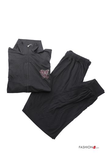 Tuta sportiva in Cotone con zip con elastico - ph 9