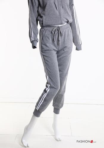 Tuta sportiva in Cotone con elastico con zip con cappuccio - ph 6