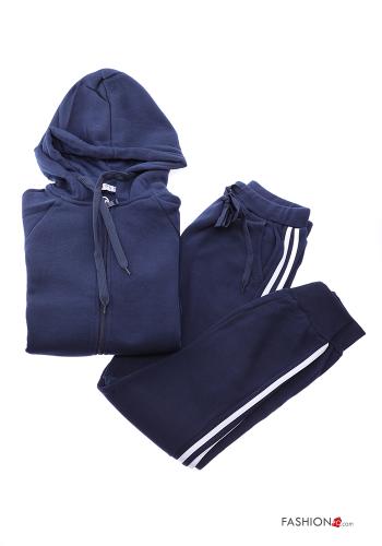 Tuta sportiva in Cotone con elastico con zip con cappuccio - ph 8