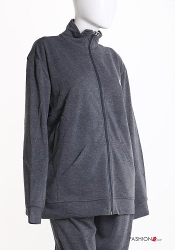 Tuta sportiva in Cotone con zip con elastico - ph 5