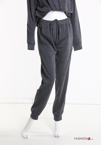Tuta sportiva in Cotone con zip con elastico - ph 6