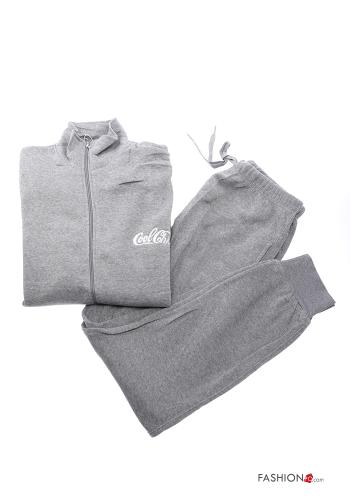 Tuta sportiva in Cotone con zip con elastico - ph 7