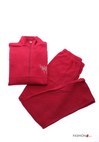 Tuta sportiva in Cotone con zip con elastico - ph 1
