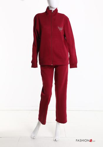 Tuta sportiva in Cotone con zip con elastico - ph 2