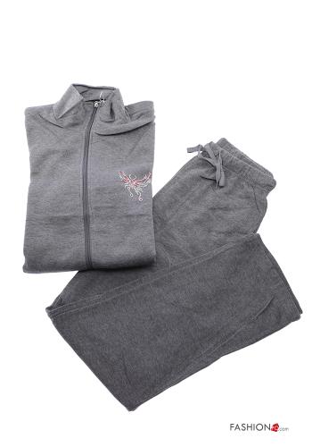 Tuta sportiva in Cotone con zip con elastico - ph 10
