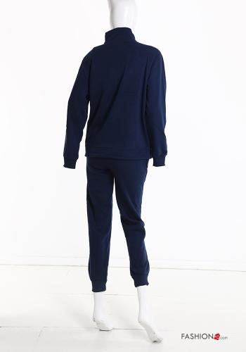 Tuta sportiva in Cotone con zip con elastico - ph 3