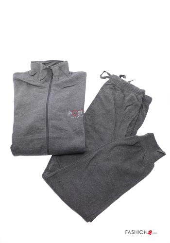 Tuta sportiva in Cotone con zip con elastico - ph 9