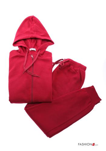 Tuta sportiva in Cotone con elastico con zip con cappuccio - ph 7