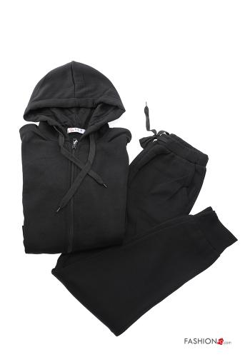 Tuta sportiva in Cotone con elastico con zip con cappuccio - ph 9