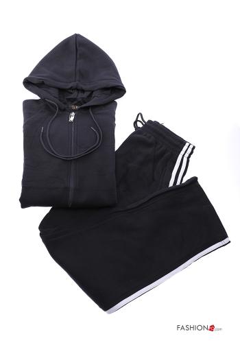 Tuta sportiva in Cotone con elastico con zip con cappuccio - ph 8