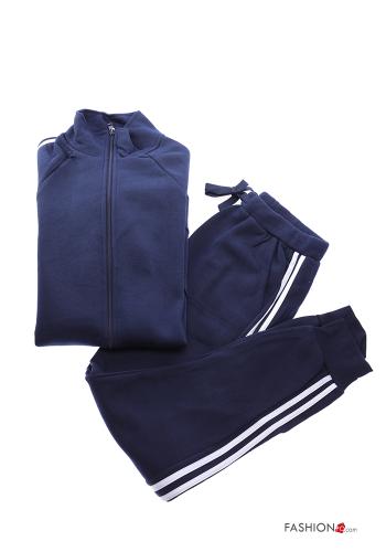 Tuta sportiva in Cotone con zip con elastico - ph 8