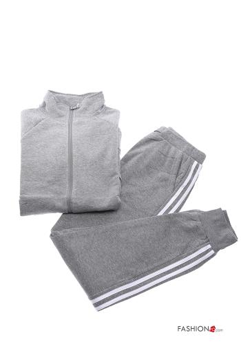 Tuta sportiva in Cotone con zip con elastico - ph 9