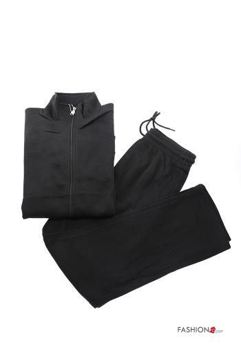 Tuta sportiva in Cotone con zip con elastico - ph 1