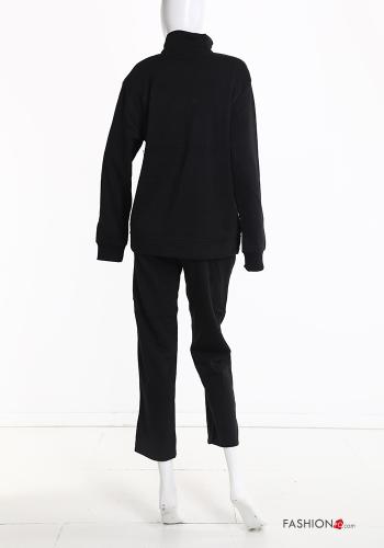 Tuta sportiva in Cotone con zip con elastico - ph 3