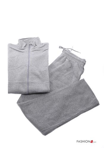 Tuta sportiva in Cotone con zip con elastico - ph 7