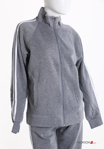 Tuta sportiva in Cotone con zip con elastico - ph 5