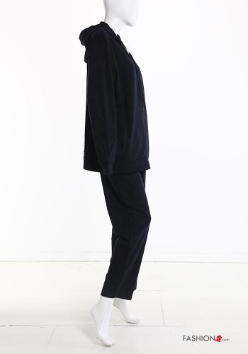 Tuta sportiva in Cotone con elastico con zip con cappuccio - ph 4