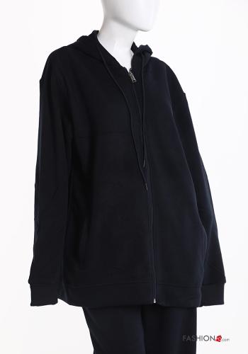 Tuta sportiva in Cotone con elastico con zip con cappuccio - ph 5