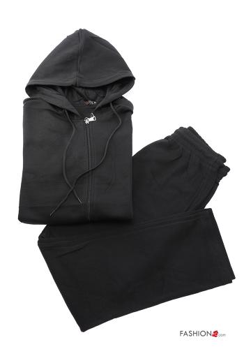 Tuta sportiva in Cotone con elastico con zip con cappuccio - ph 8