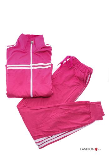 Tuta sportiva in Cotone con zip con elastico - ph 1
