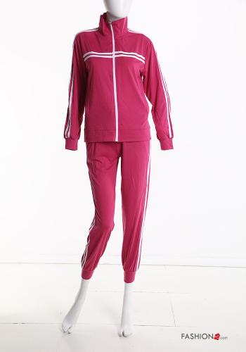 Tuta sportiva in Cotone con zip con elastico - ph 2
