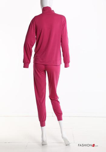 Tuta sportiva in Cotone con zip con elastico - ph 3