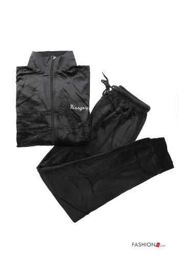 Tuta sportiva in Cotone in velluto con zip con elastico - ph 11