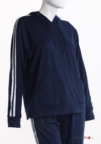 Tuta sportiva in Cotone con elastico con zip con cappuccio - ph 5