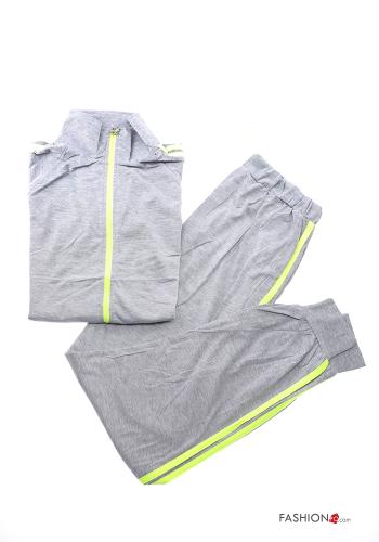 Tuta sportiva in Cotone con zip con elastico - ph 7