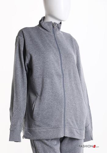 Tuta sportiva in Cotone con zip con elastico - ph 5