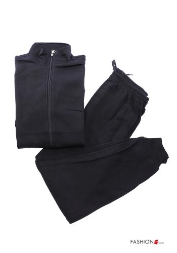 Tuta sportiva in Cotone con zip con elastico - ph 1