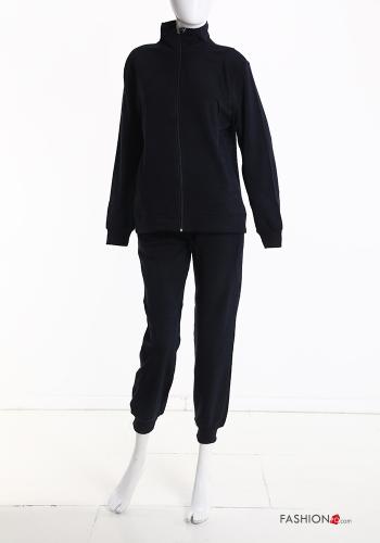 Tuta sportiva in Cotone con zip con elastico - ph 2