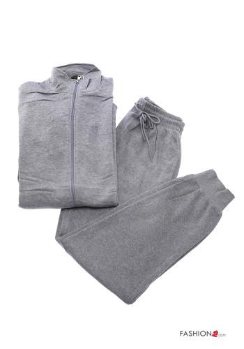 Tuta sportiva in Cotone con zip con elastico - ph 7