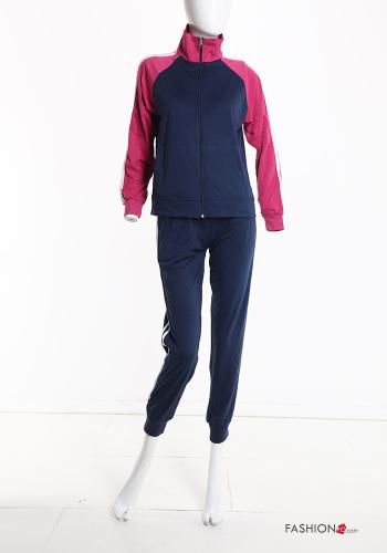 Tuta sportiva in Cotone con zip con elastico - ph 2